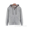 Προσαρμοσμένο γυμναστήριο μόδας hoodie casual zip up hoodies